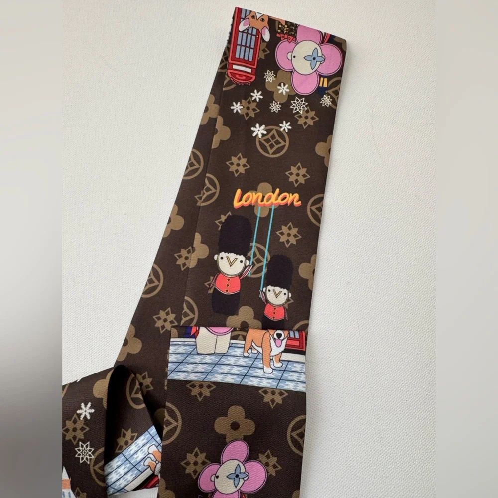 Brand New LUXE handbag accessory Twilly scarf $150